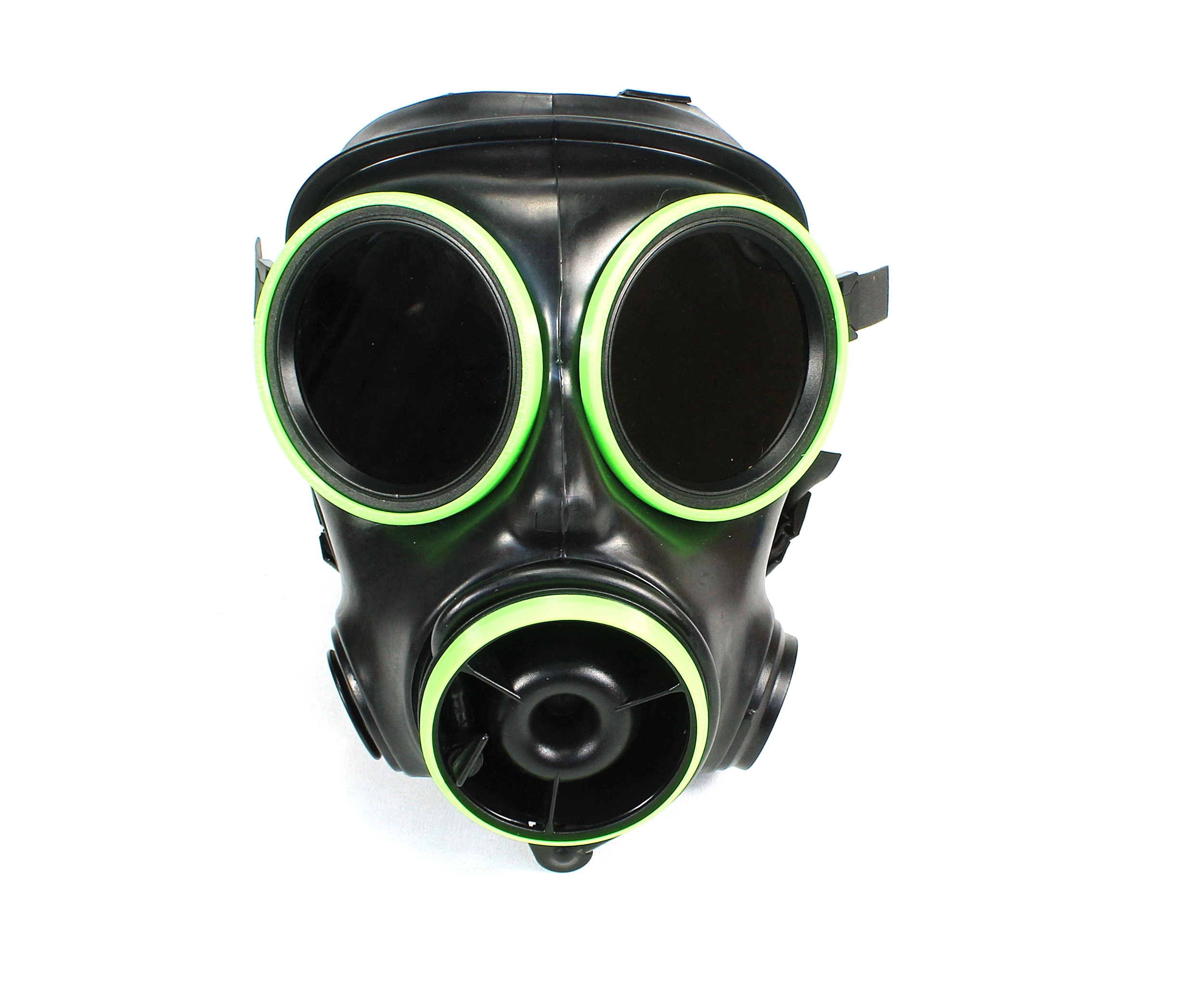 Color rings für S10 Gasmaske in Neongrün Außenringe Gasmaske Britische S10