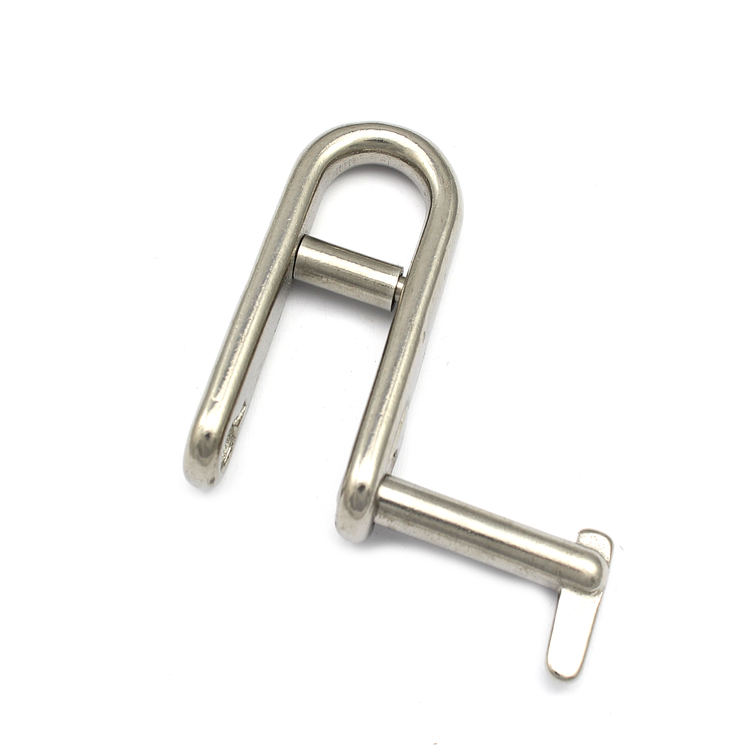 Schlüsselschäkel 6mm mit Rollsteg Edelstahl A4 Schäkel gerade extra lang