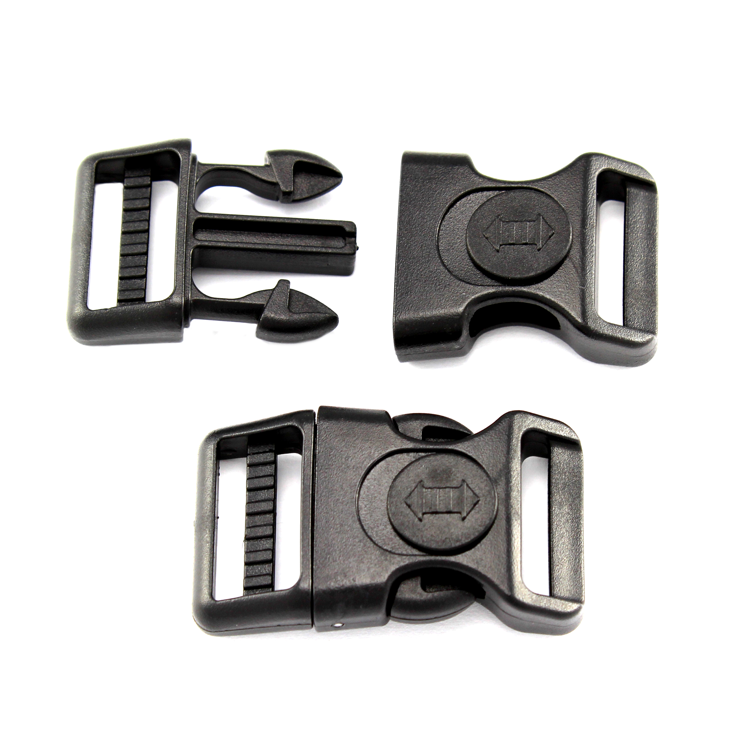 10 Steckschnallen mit Sicherung 25mm Steckschließer Steckschnalle f Gurtband