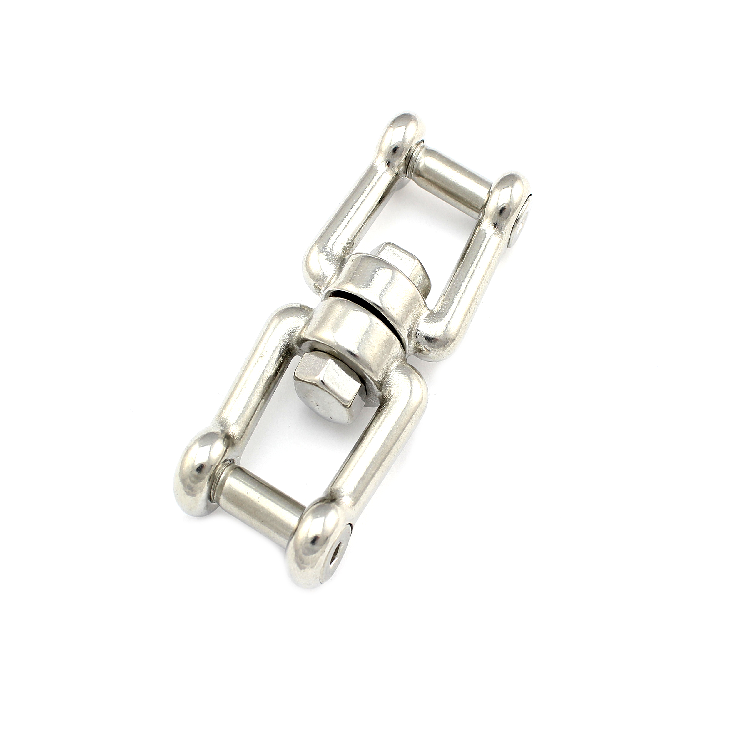 Wirbelschäkel Bolzen 8mm Ankerwirbel Gabel - Gabel | V4A Edelstahl Anker