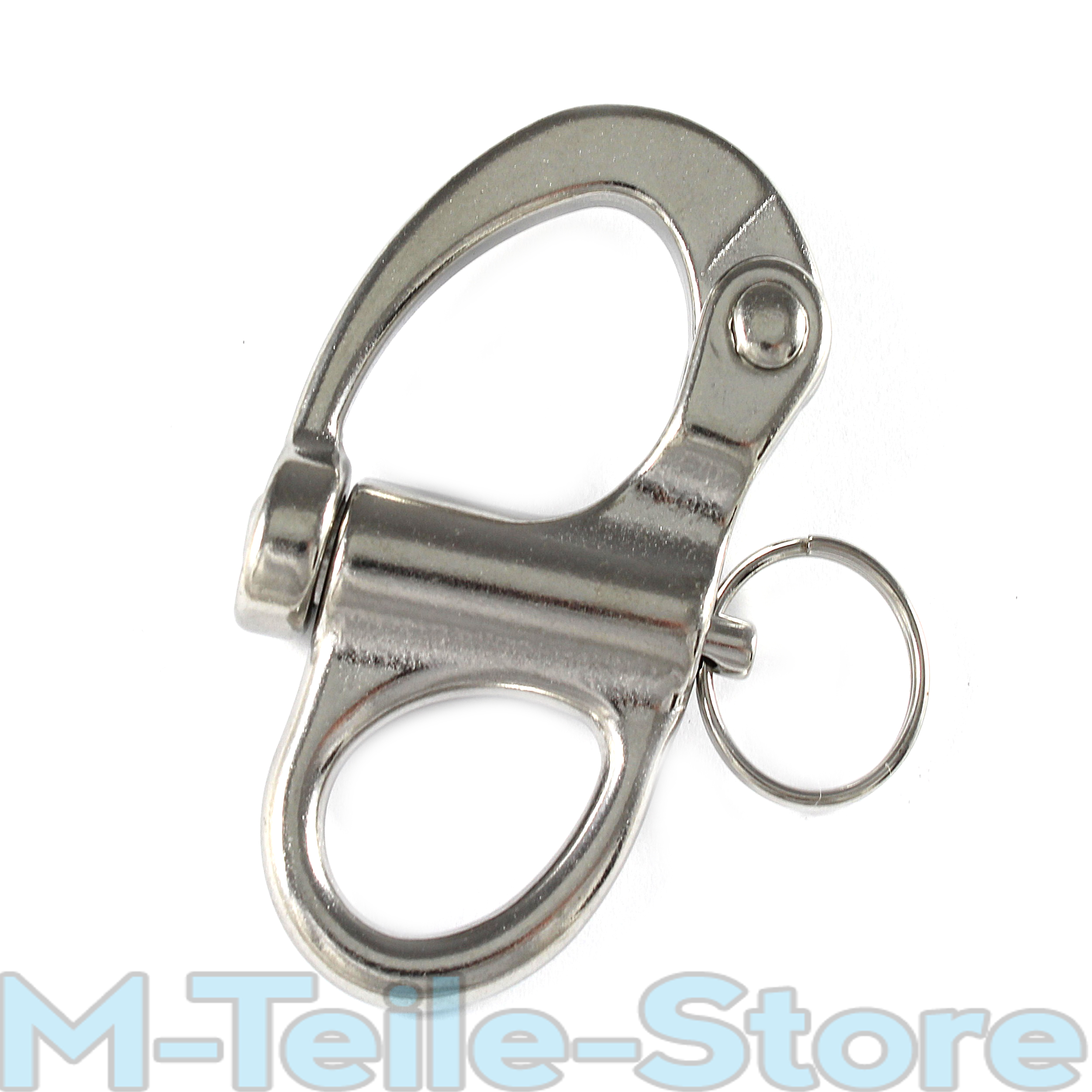 Fallschäkel Länge 70mm Edelstahl rostfrei Niro V4a Schnappschäkel