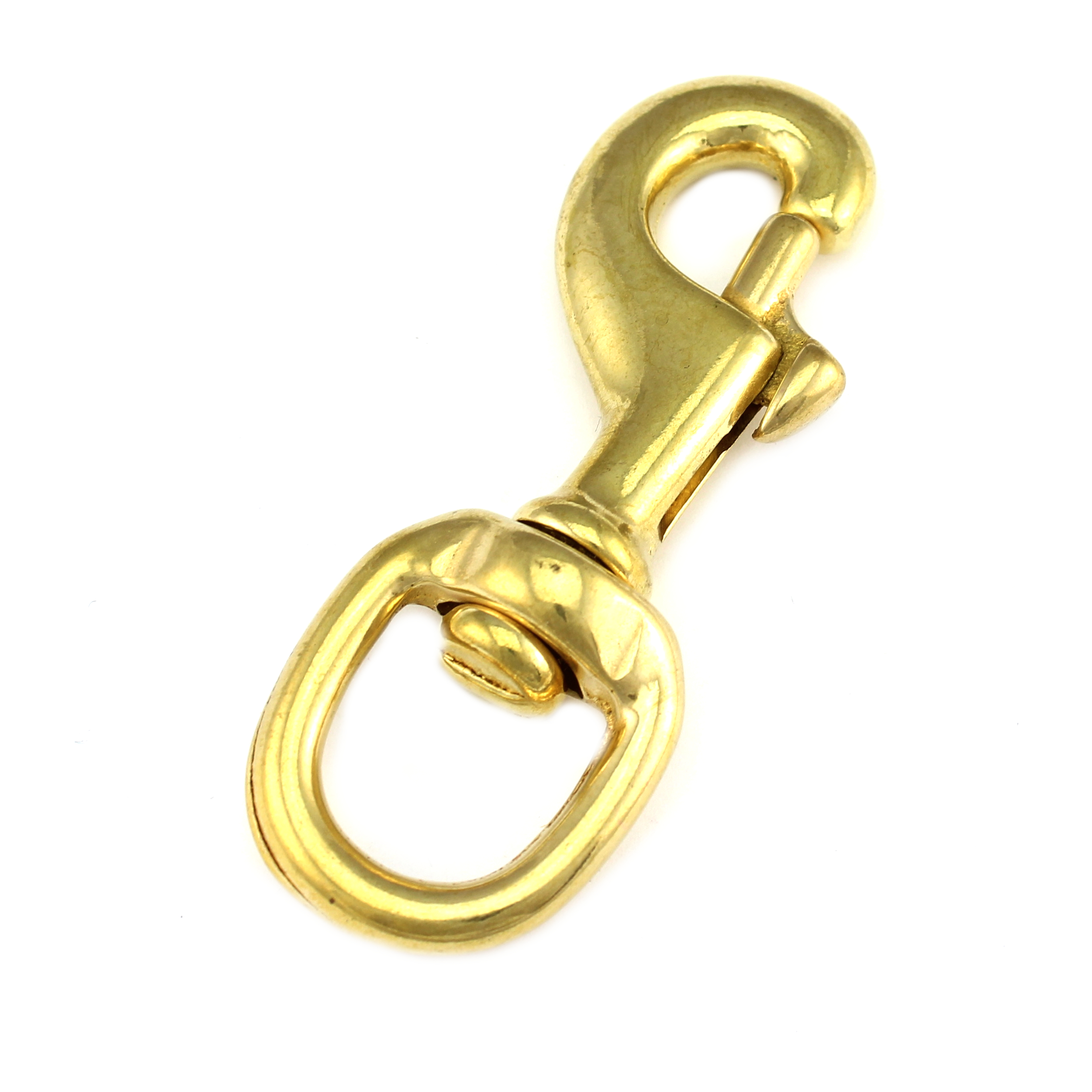 Bolzenkarabiner 82 x 30mm 5/8" Zoll Rein Messing Karabiner