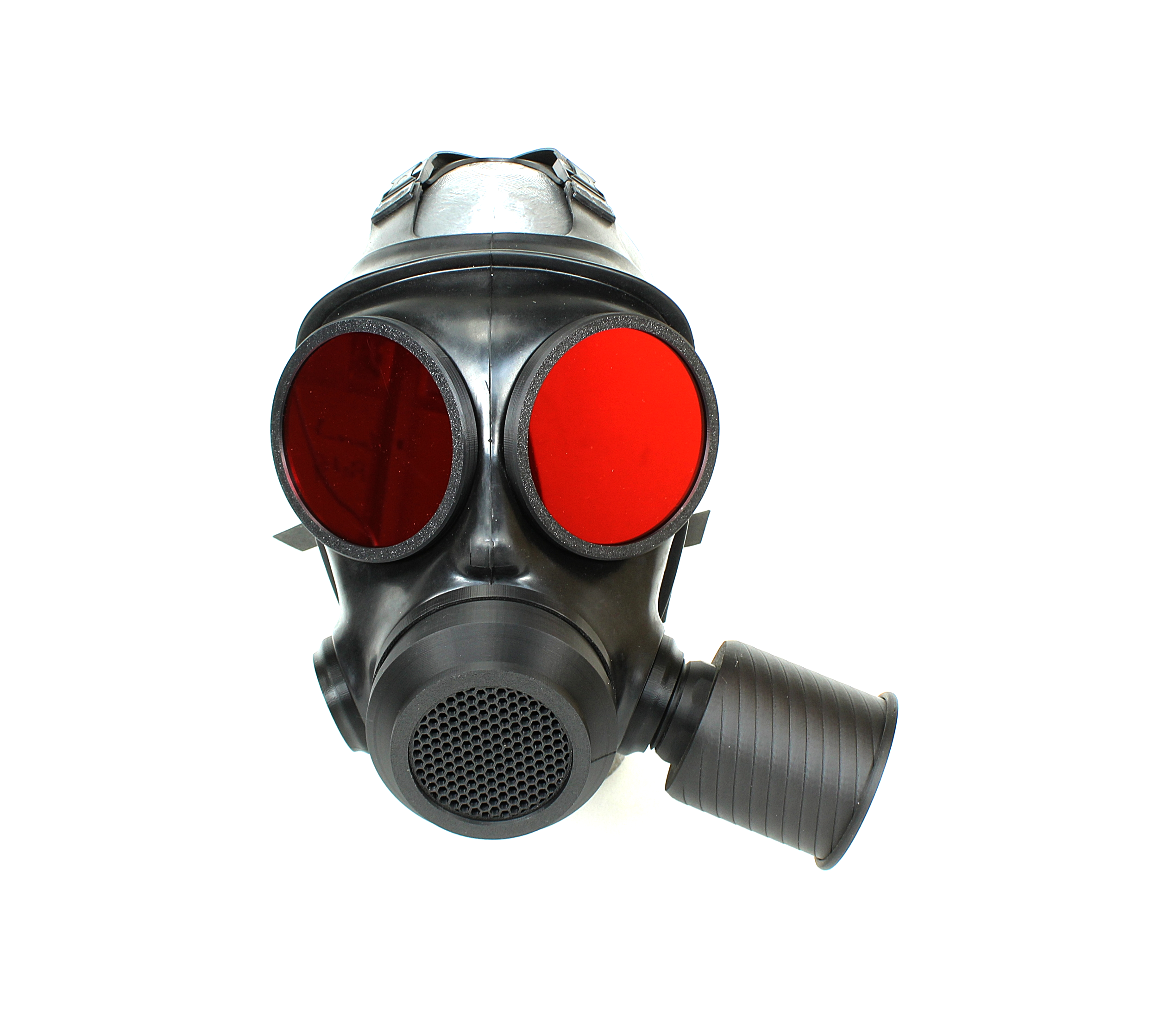S10 Gasmasken-Upgrade-Kit „Söldner / Endzeit“ mit RD40-Adapter & roten Linsen und Filter
