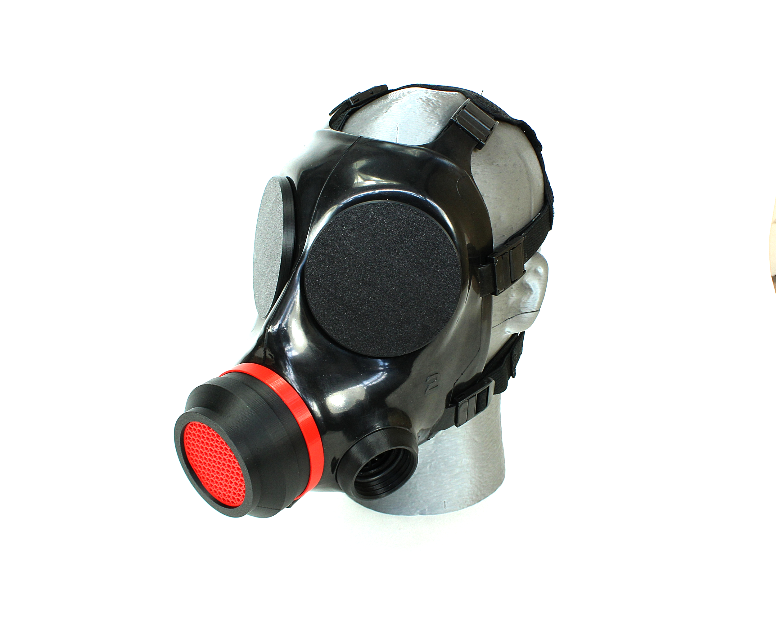 FM12 Gasmasken Adapter mit Schraubkappe und Ausatemventil Gasmaske Gasmask