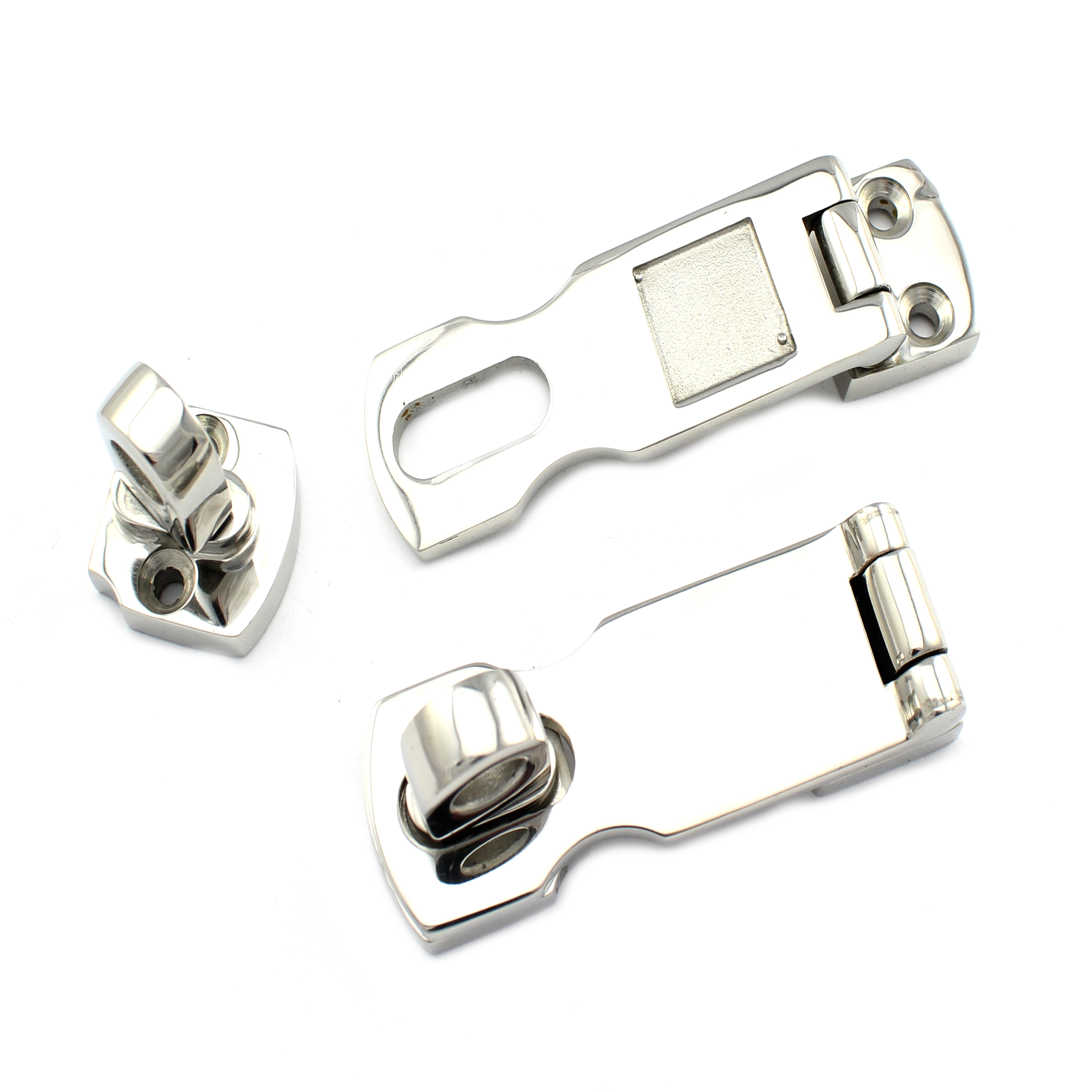 Überfall-Scharnier 75mm Spannverschluss Kistenverschluss Hebelverschluss