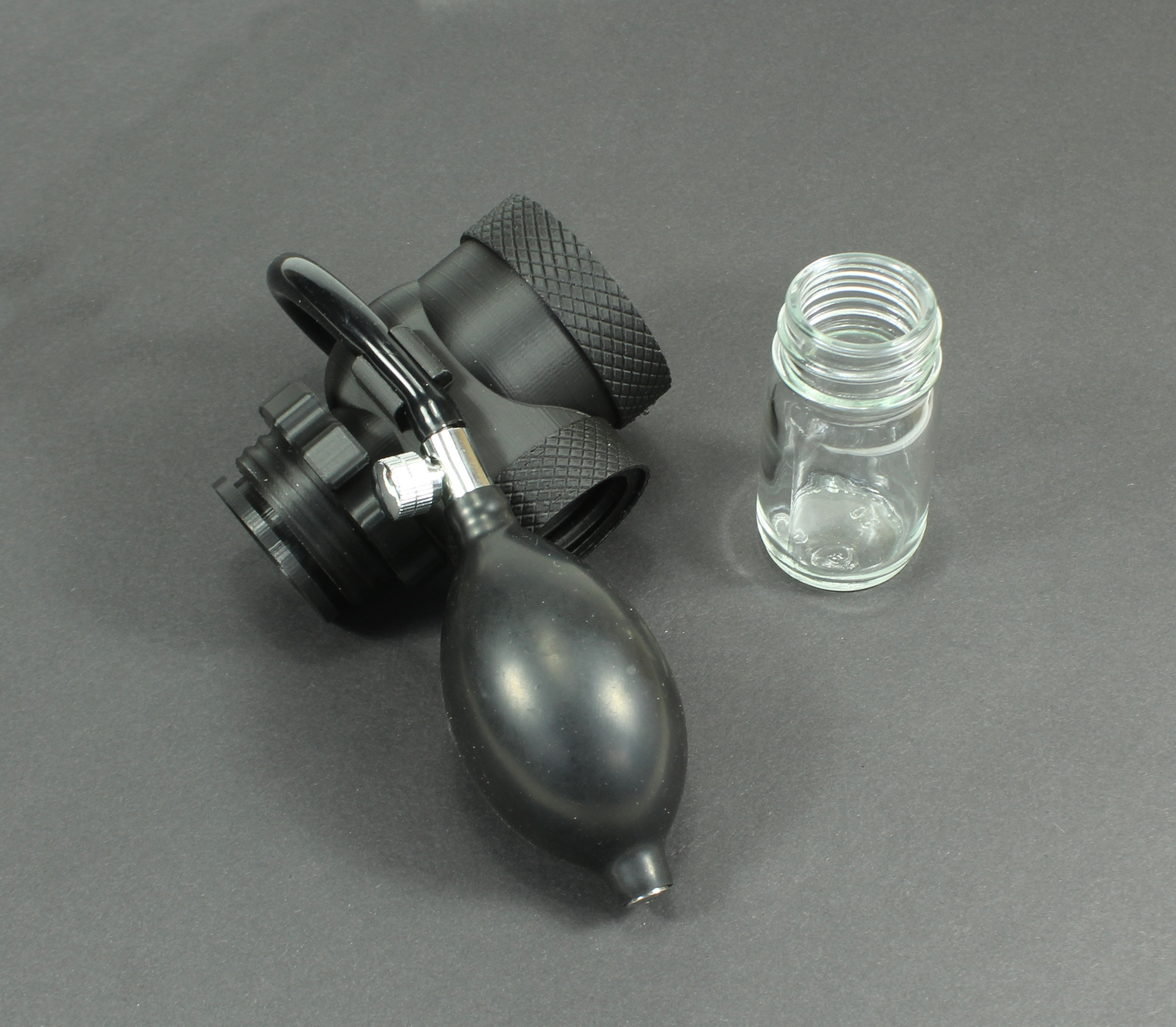 Aroma & Poppers Adapter Komplett-Set für Gasmasken RD40 Gewinde Gasmaske 360° Adapter