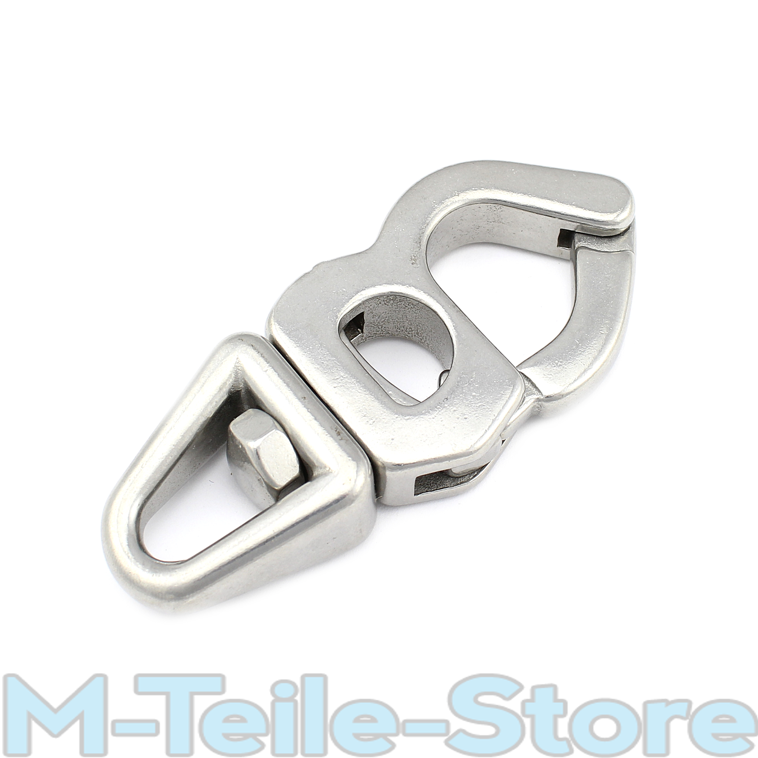 Trigger-Schnappschäkel 102mm Edelstahl rostfrei Niro V4a