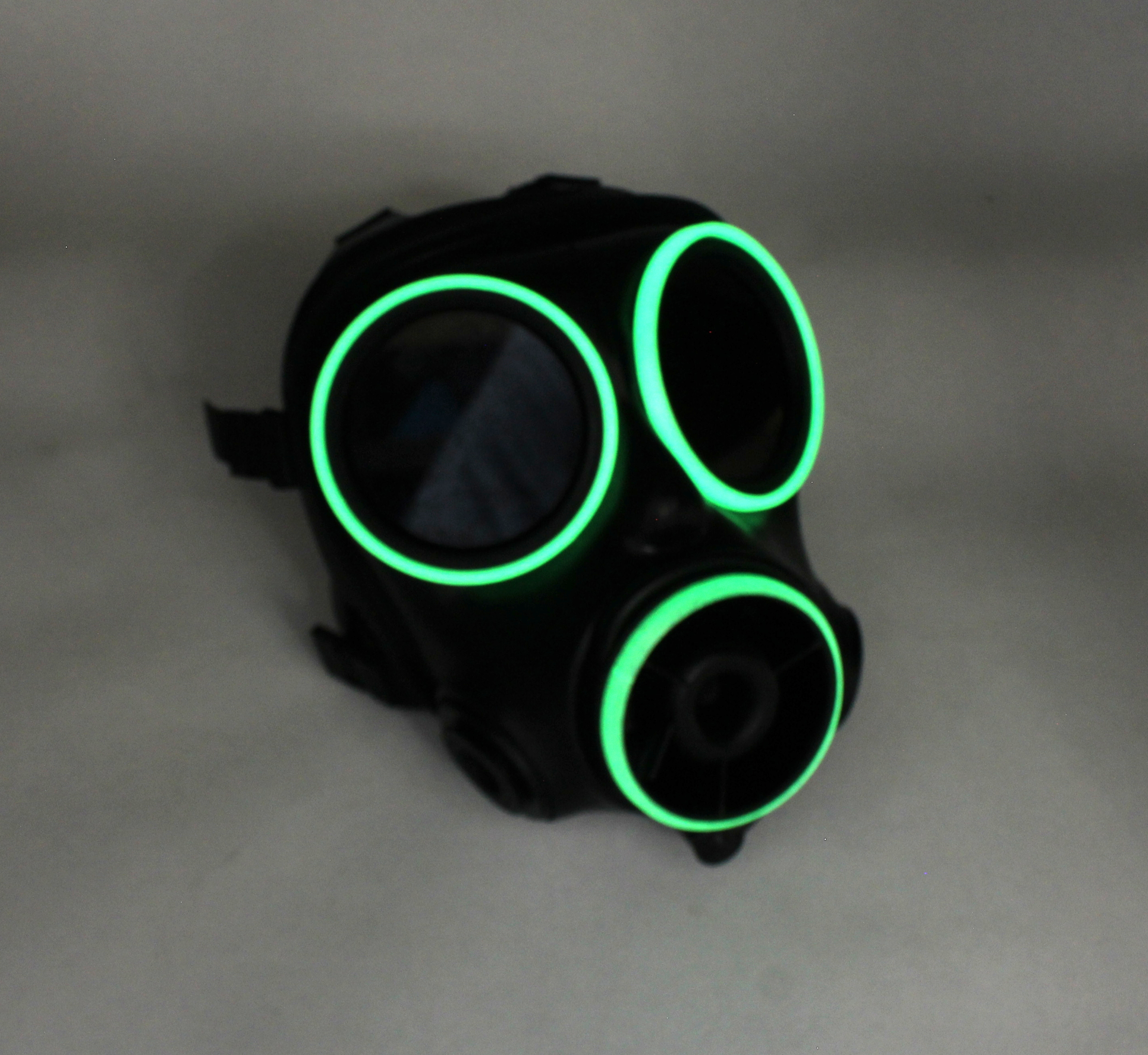 Color rings für FM12 Gasmaske in Neongrün Nachtleuchtende Außenringe Gasmaske Britische FM12 SAS