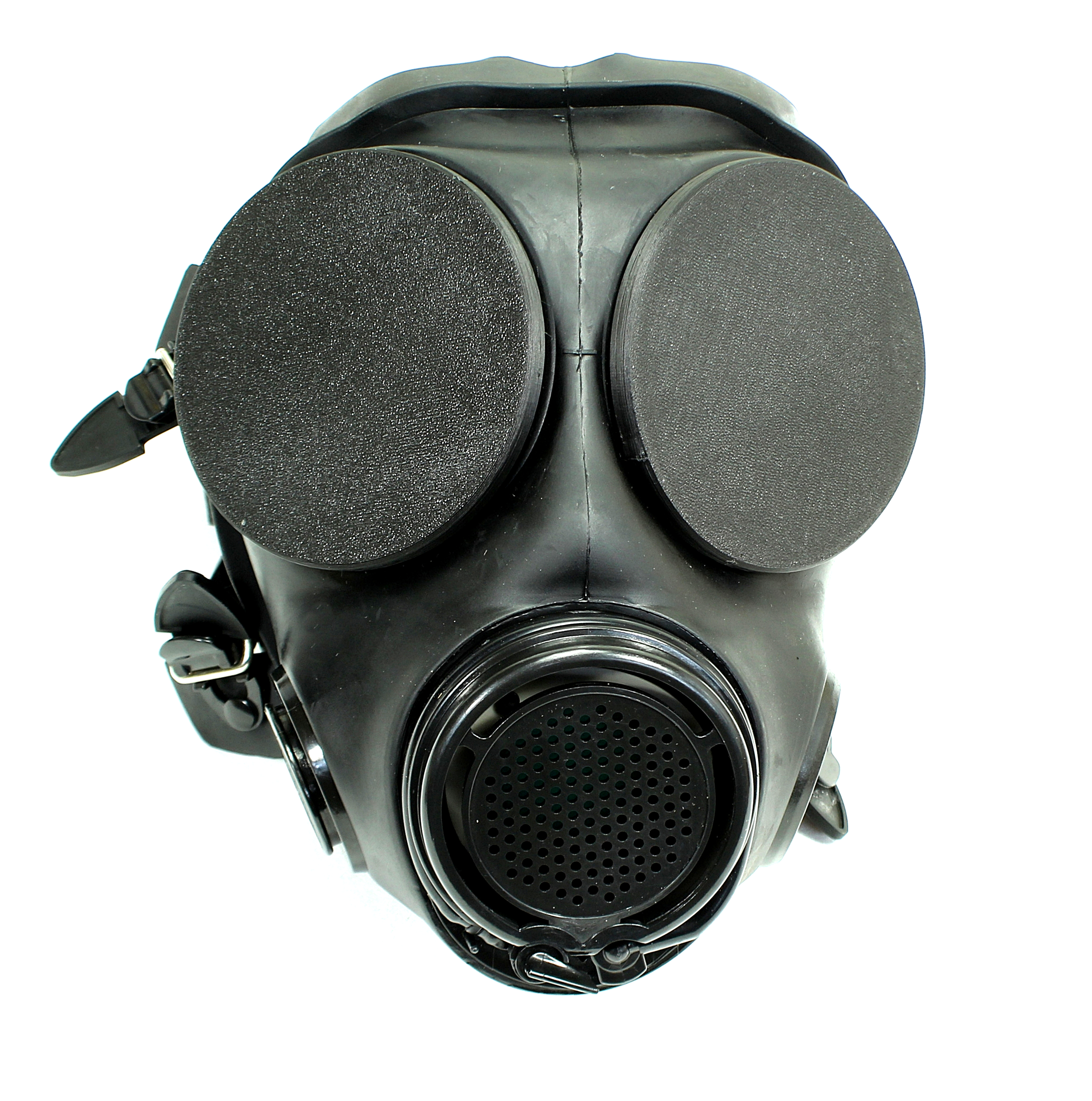 Abdeckkappe für FMJ08 / MF22 Gasmaske in Schwarz Kappe für Außenring Abdeckung Blickdicht