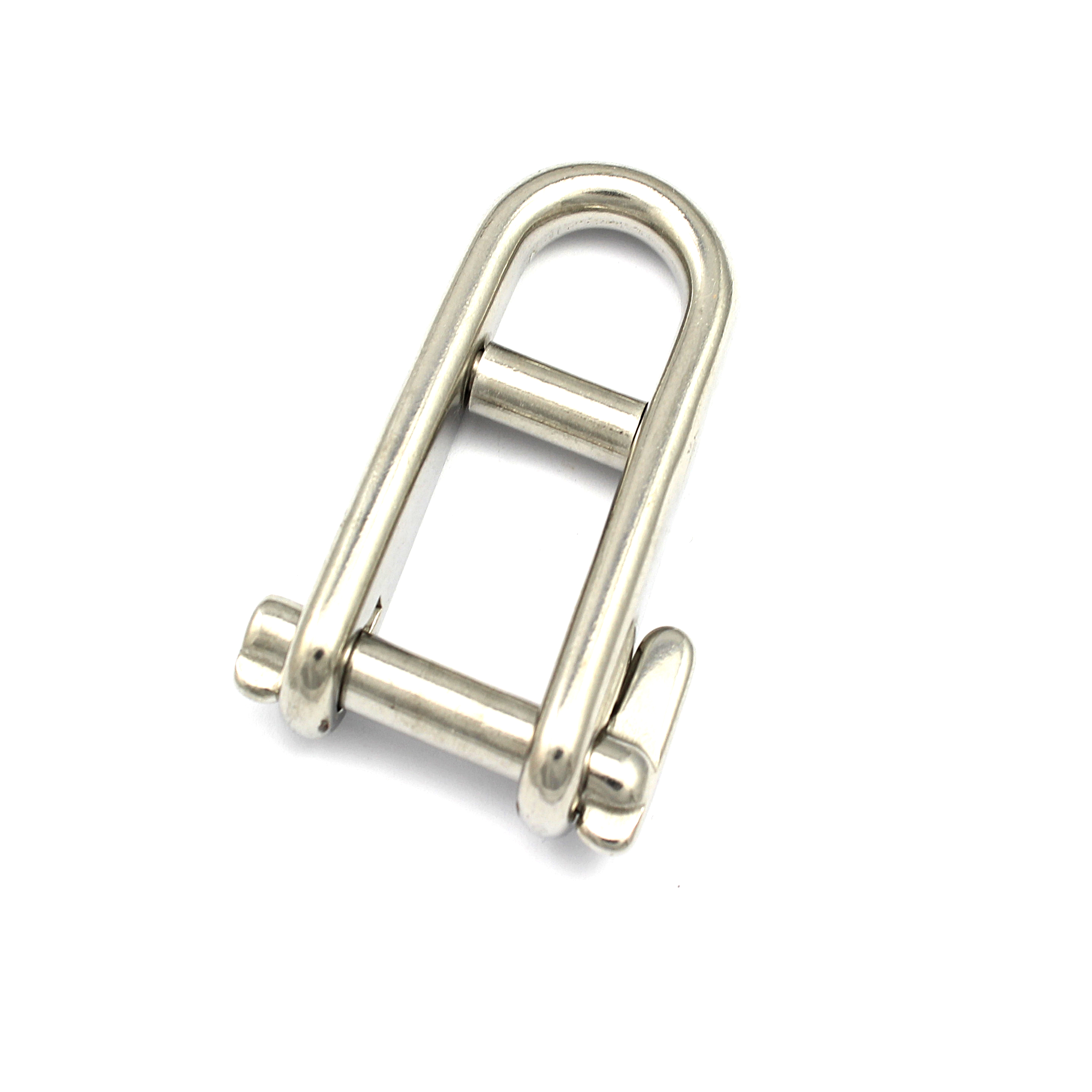 Schlüsselschäkel 6mm mit Rollsteg Edelstahl A4 Schäkel gerade extra lang