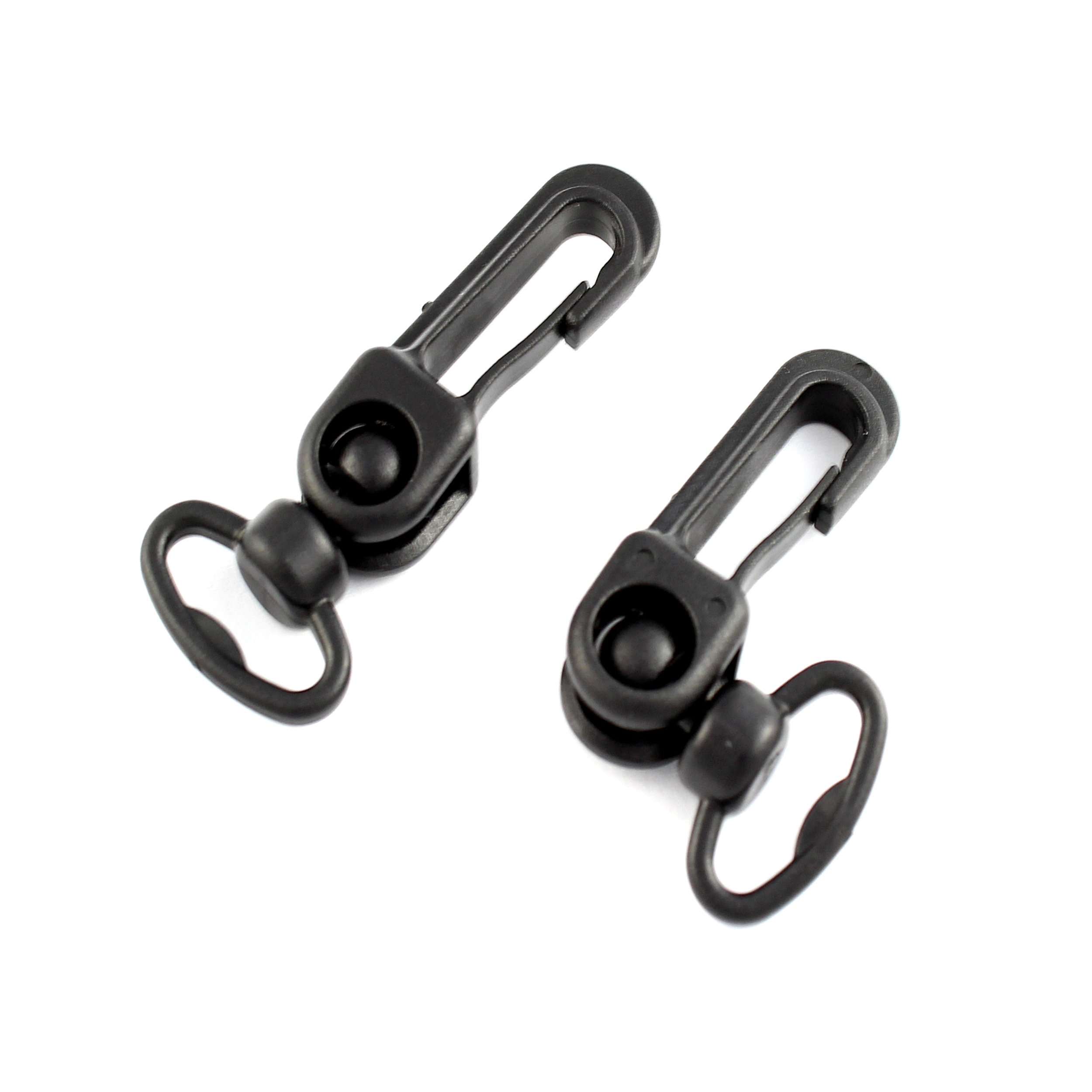 25 Karabiner aus Kunststoff 50 x 20mm Gurtbreite 16mm Schnapphaken Haken