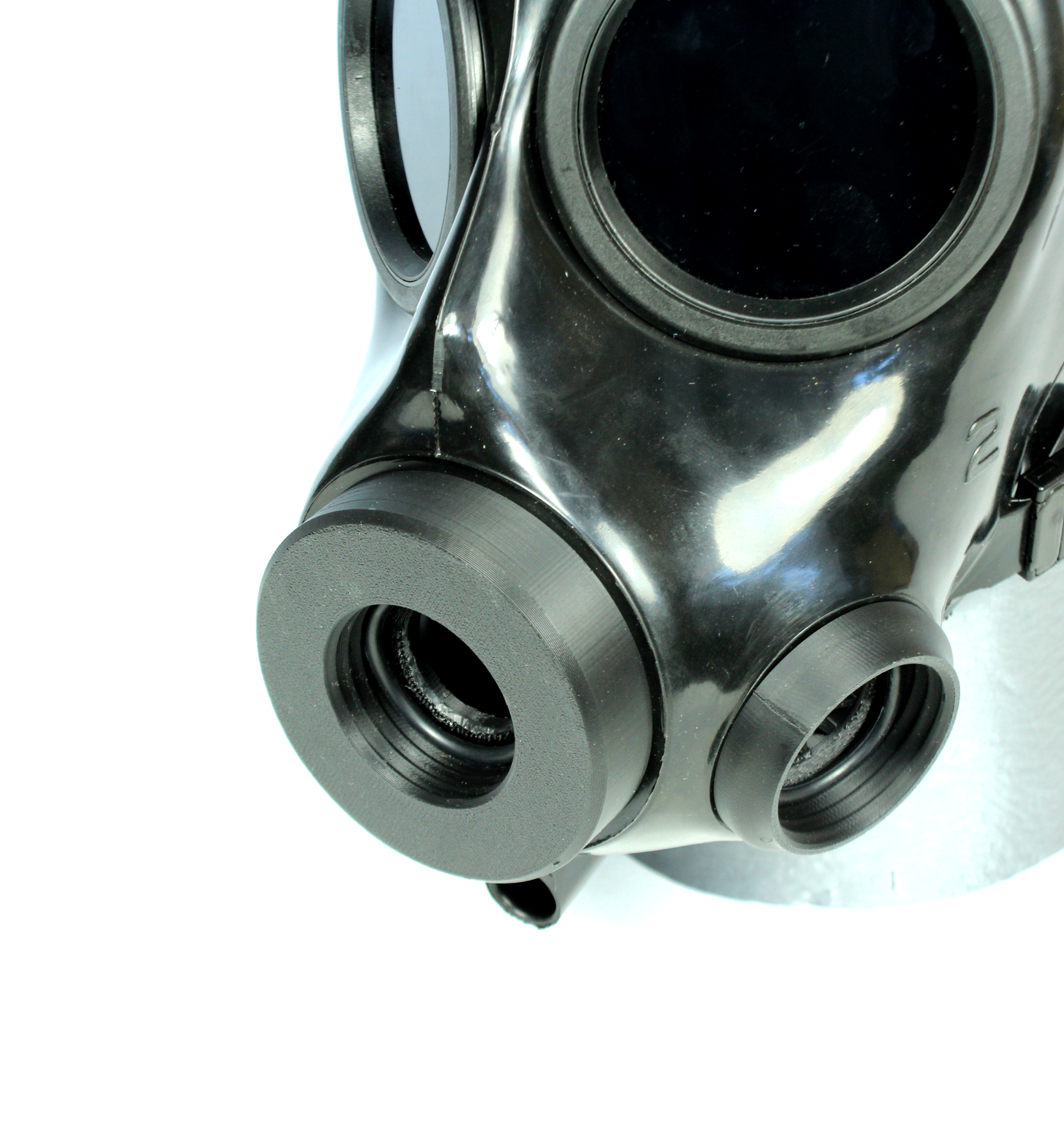 FM12 Gasmasken Adapter zum Schrauben auf NATO RD40 Gewinde Front Adapter Gasmakse FM12