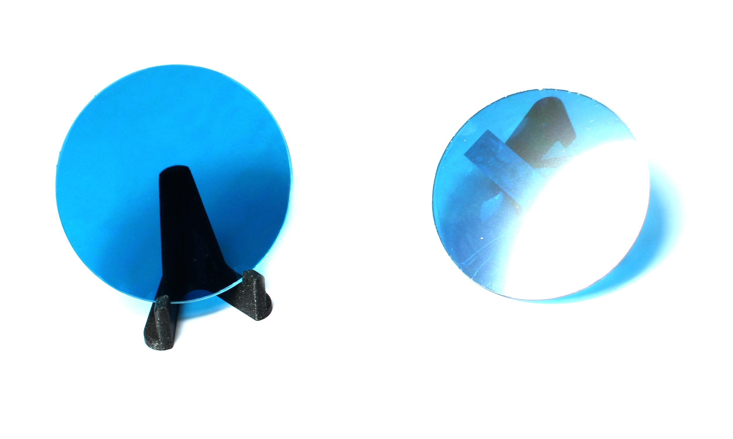 Ersatzgläser für Gasmaske Britische FM12 SAS Blau Spiegelfolie Linsen