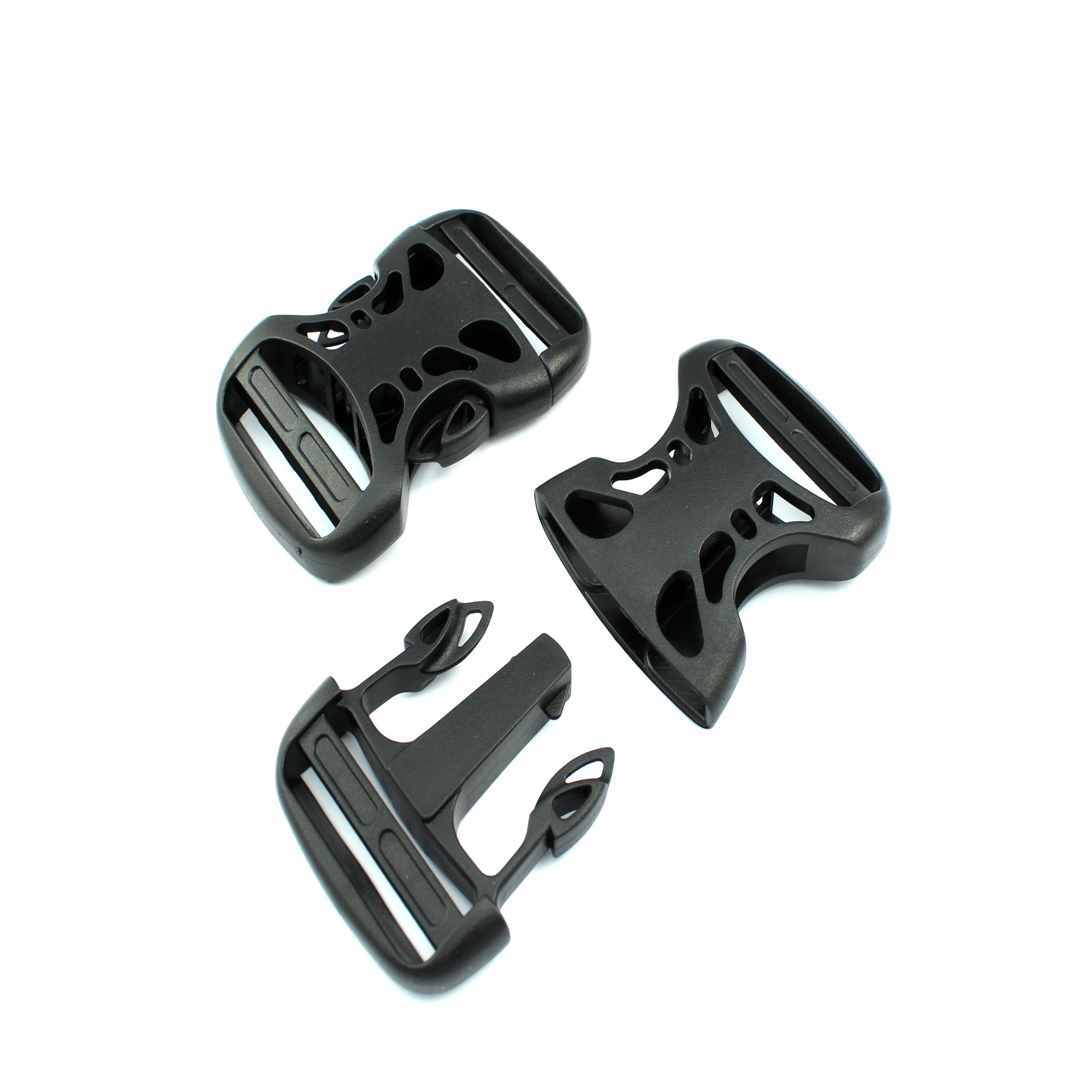 5 Steckschnallen 38mm grade Kunststoffschnalle Steckverschluss Schnalle