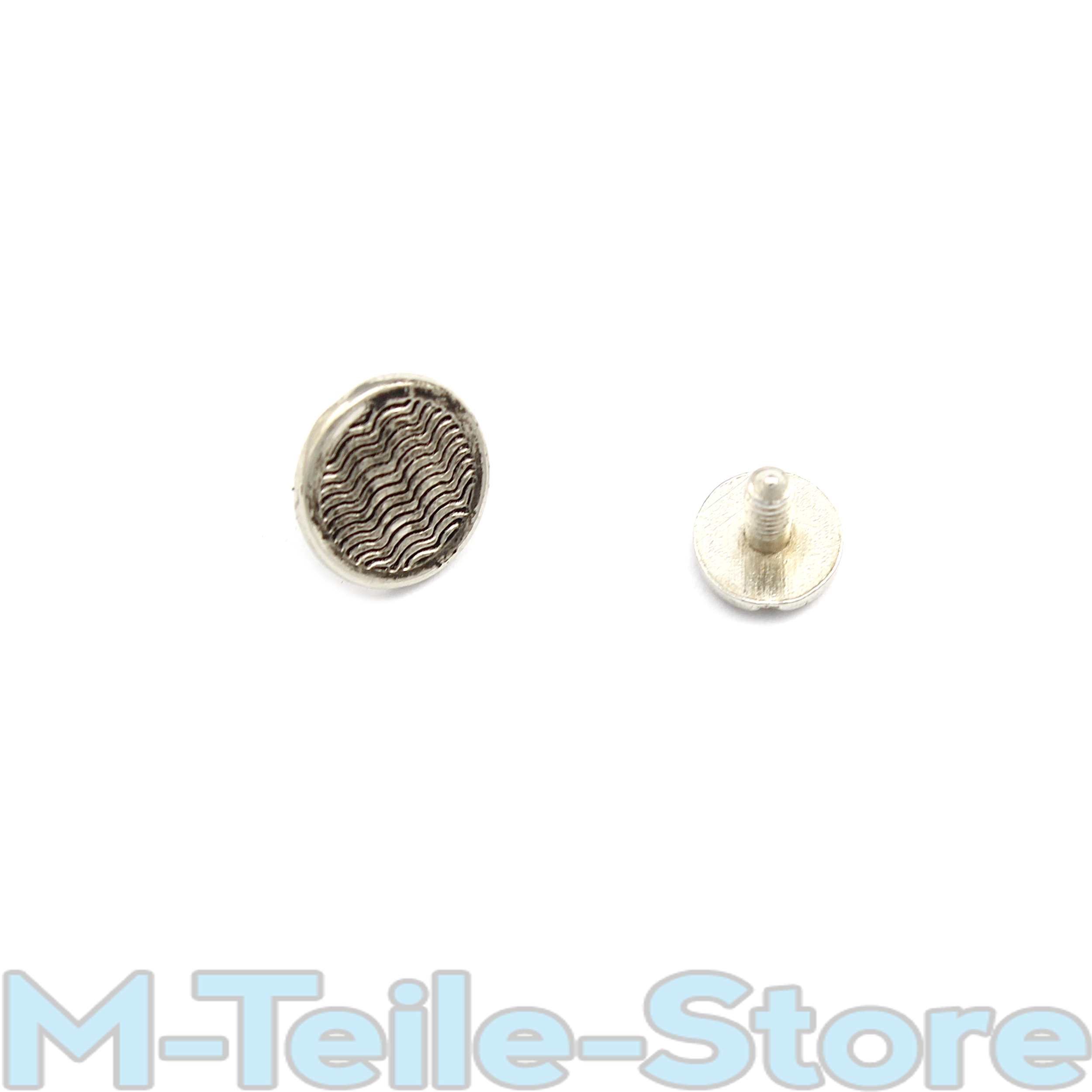 50st Schraubnieten 11,5mm x 4mm Stärke 6-7mm Kegelnieten Kegelniete Stumpf Kegel Niete