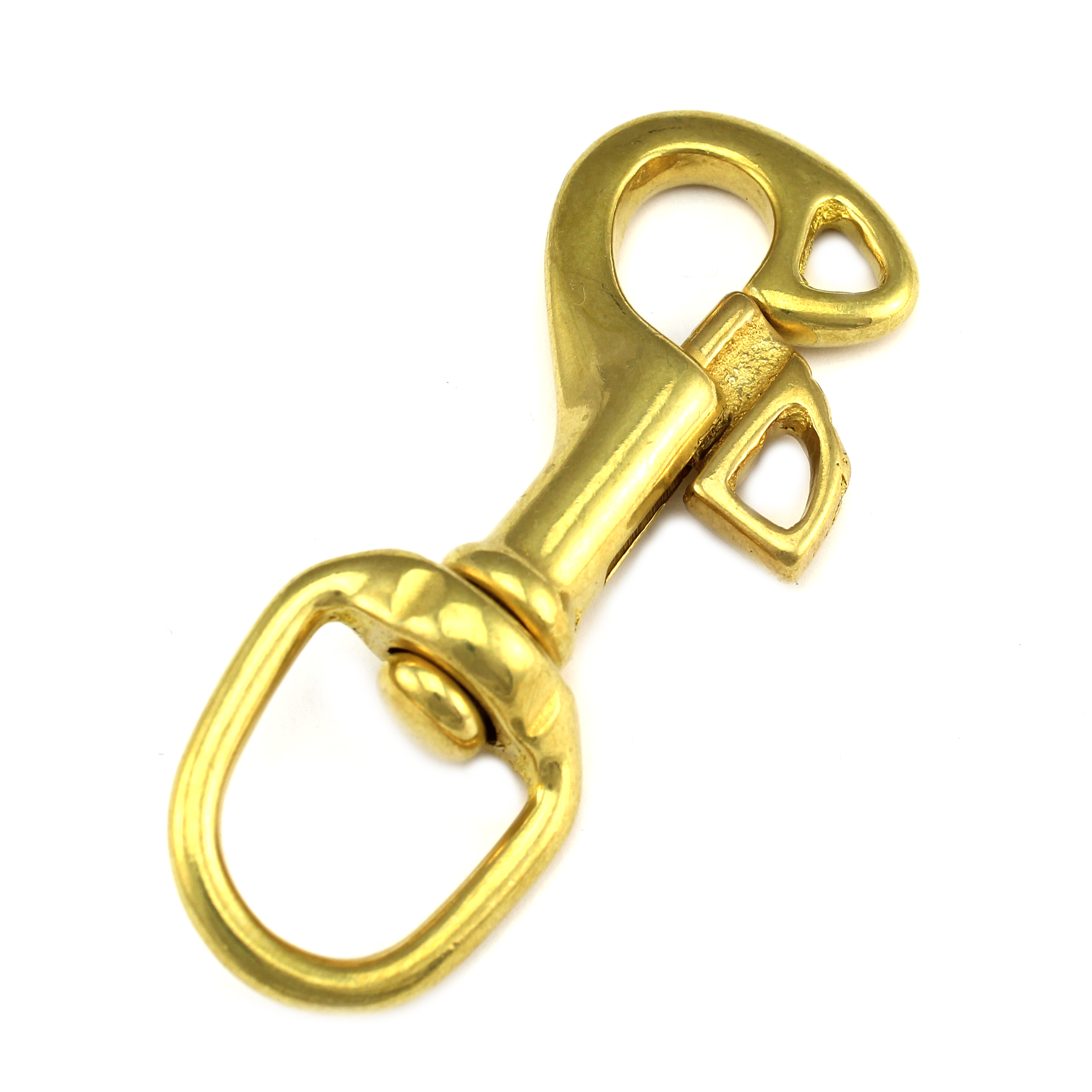 Bolzenkarabiner 96 x 32mm 3/4" Zoll Rein Messing Karabiner