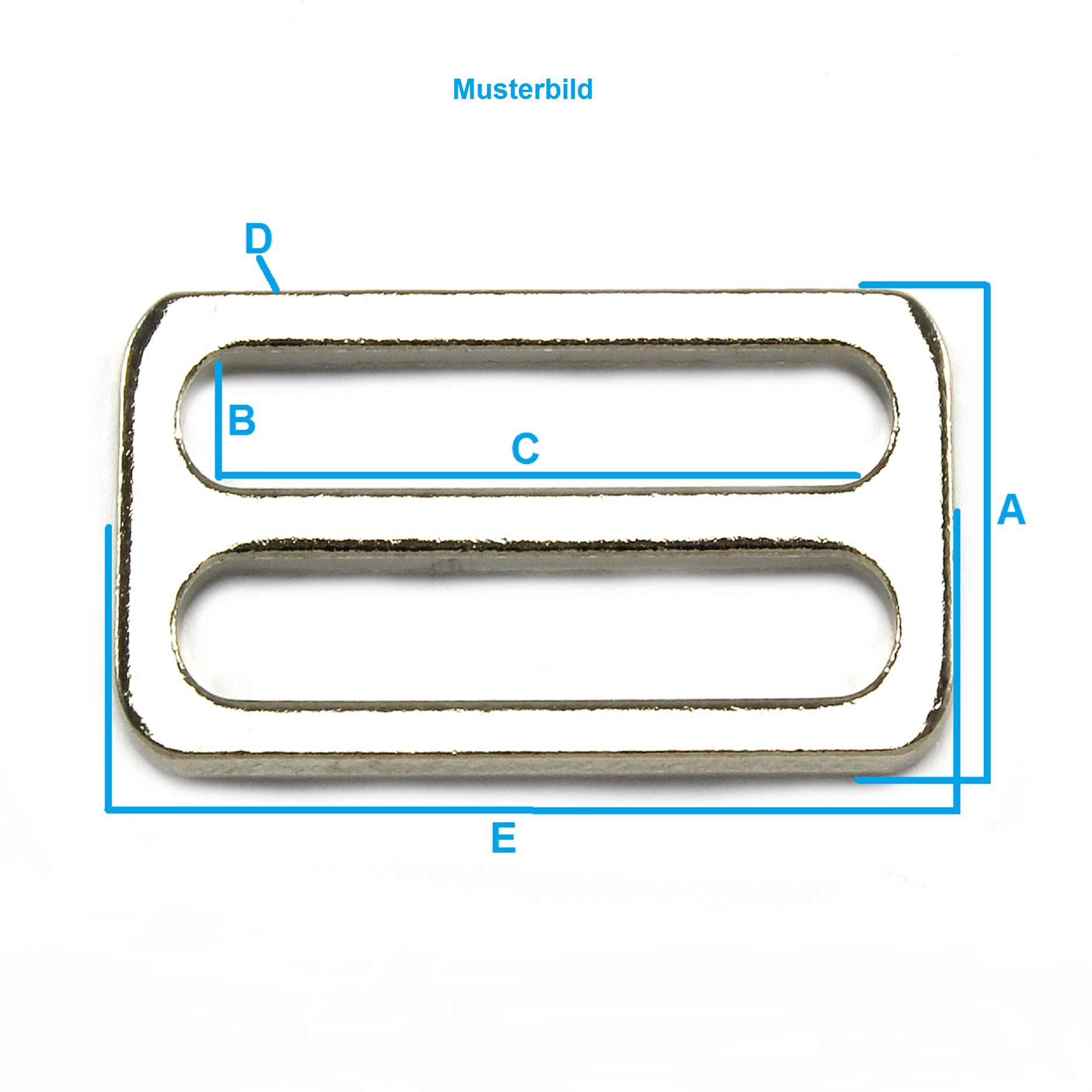25 Schieber Regler Stopper für 25mm Gurtband Regulator Kunststoff