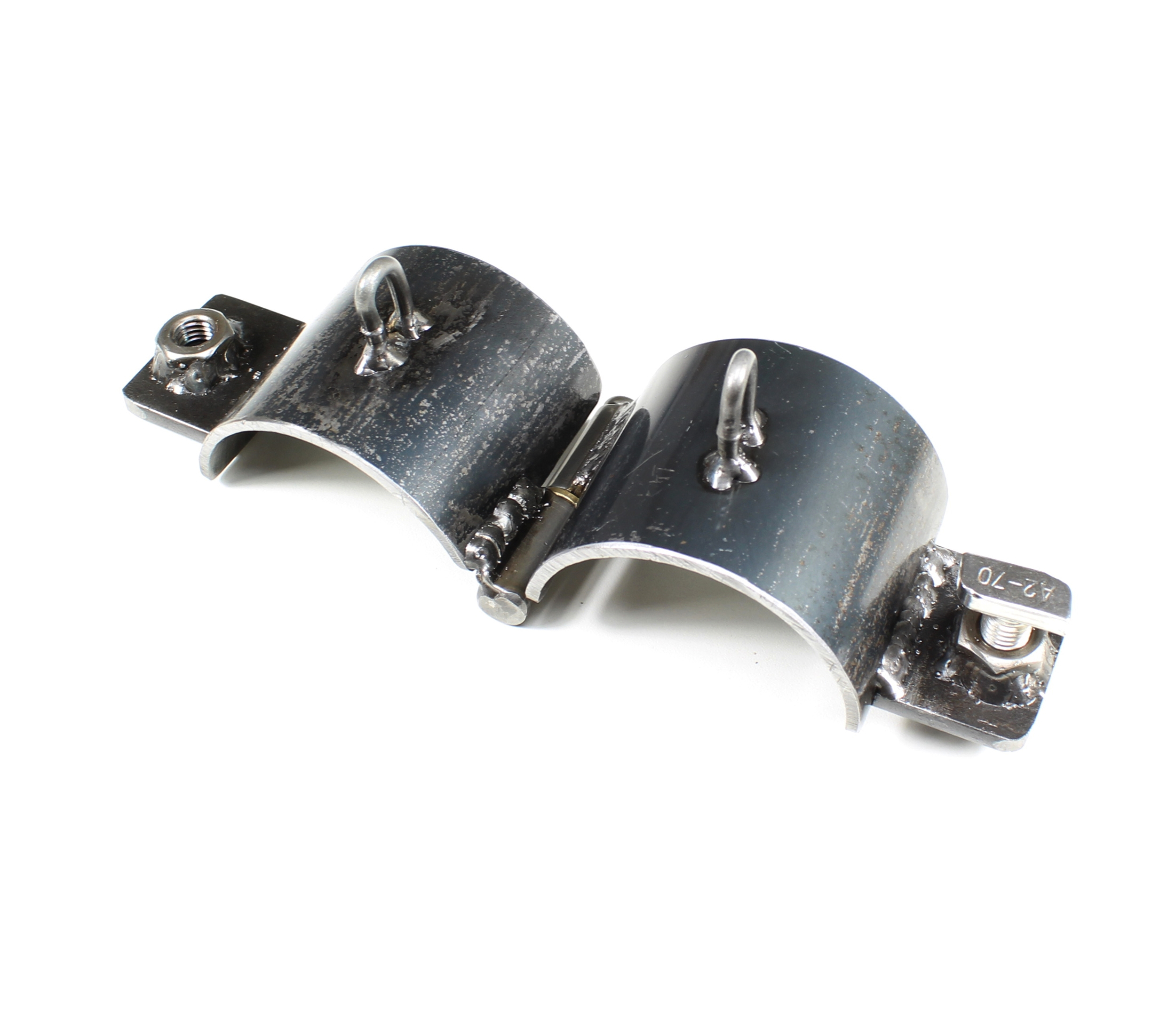 2er Set Eisenfesseln 71mm mit Kette Handfessel BDSM SM Fußfessel Fessel Mittelalter Bondage