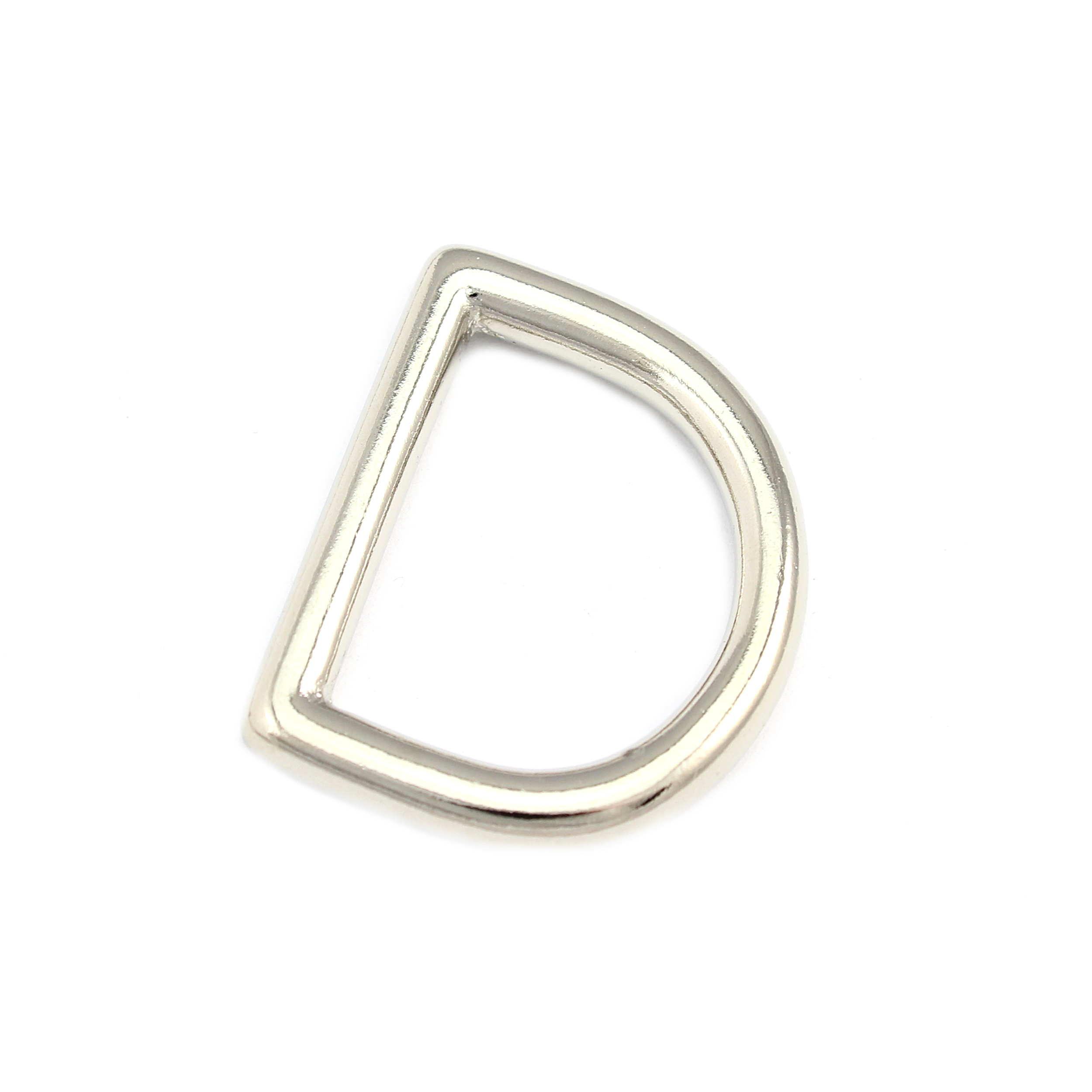 5 D-Ringe / Halbringe 26 x 5mm 1 Zoll Rein Messing D-Ring