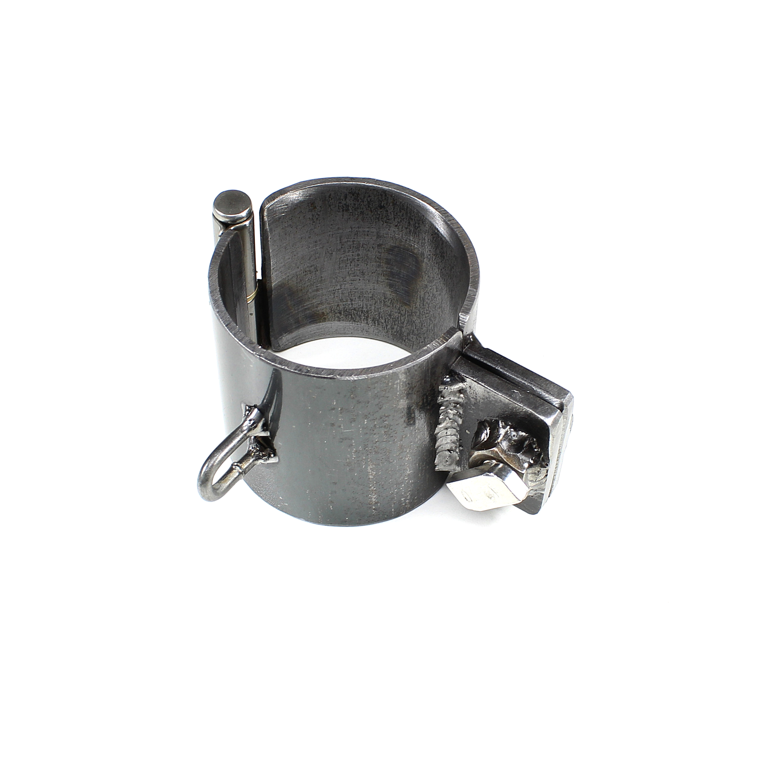 2er Set Eisenfesseln 71mm mit Kette Handfessel BDSM SM Fußfessel Fessel Mittelalter Bondage