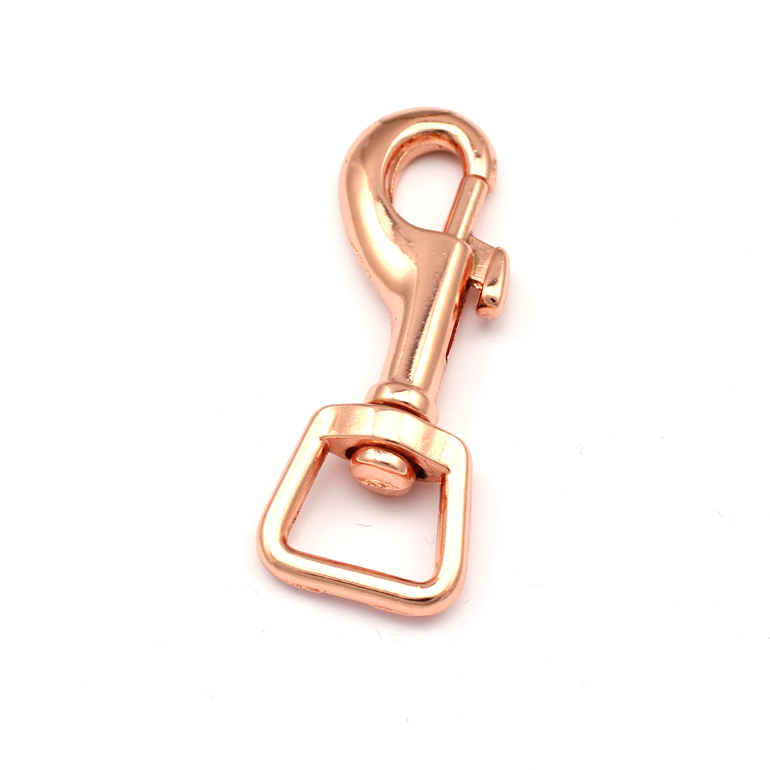 10 Karabinerhaken Rose 62 x 24mm mit Wirbel Gurt B 15mm Karabiner