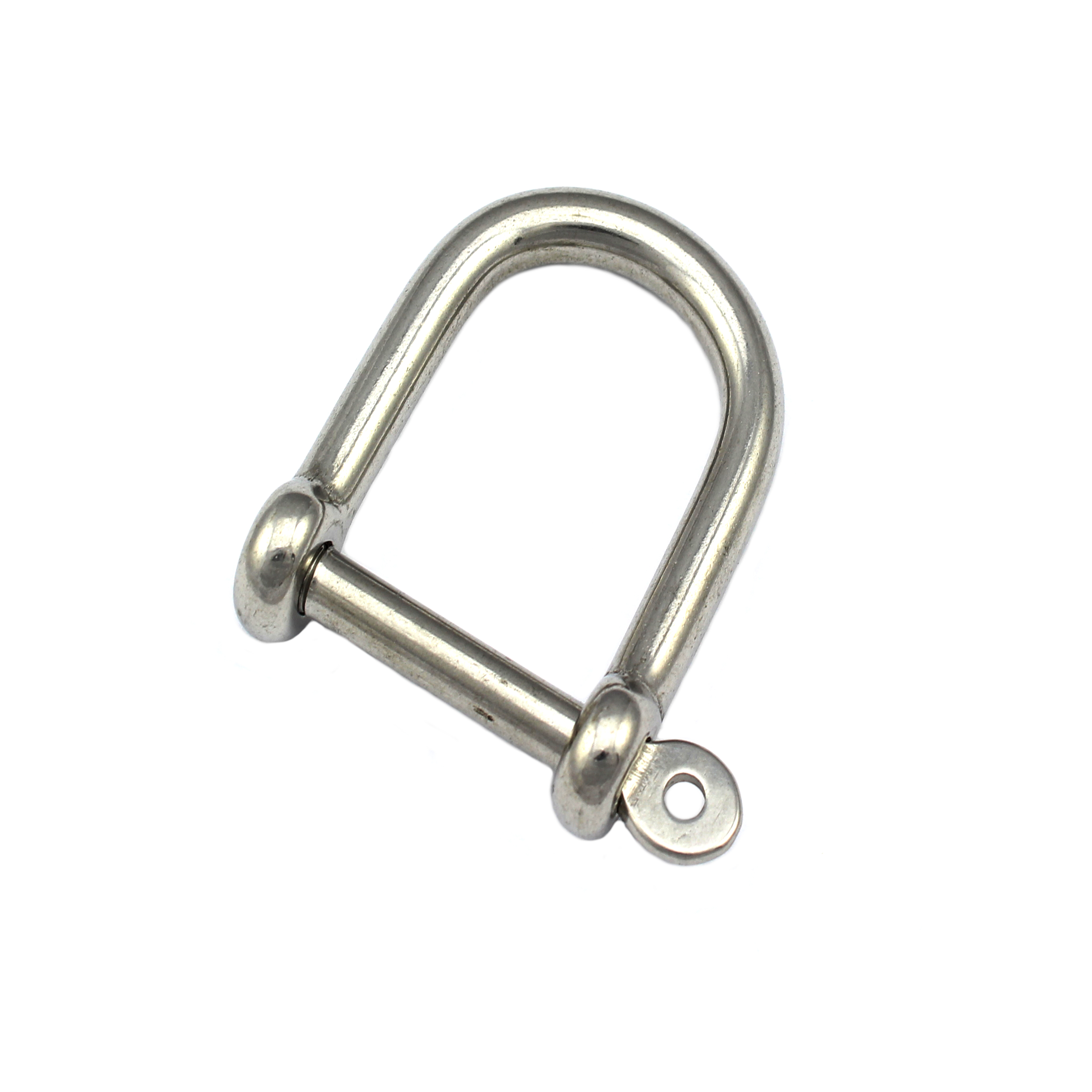 Schäkel 10mm Bolzen großer Öffnung Edelstahl A4 gerade Rundschäkel Verbinder