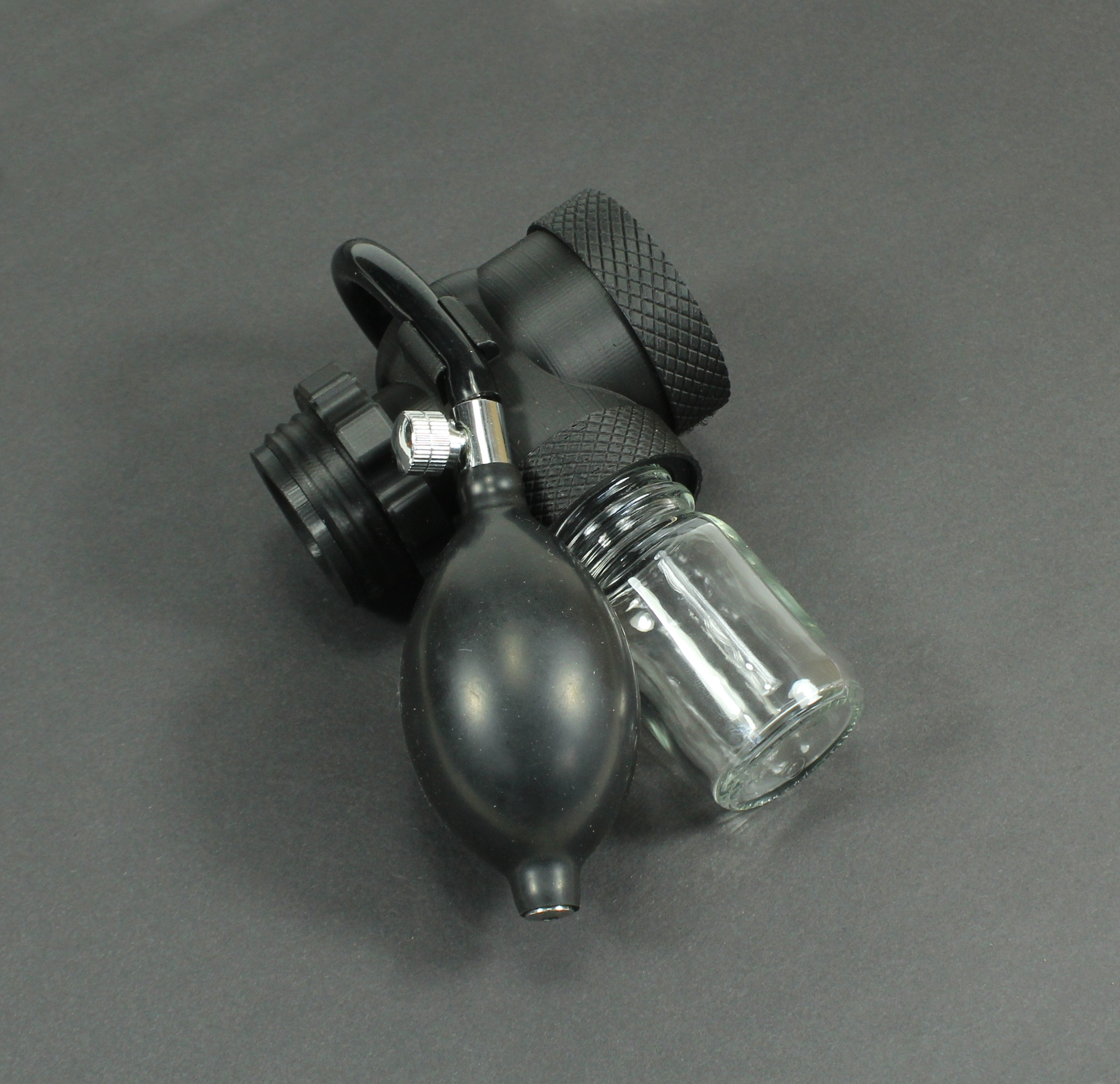 Aroma & Poppers Adapter Komplett-Set für Gasmasken RD40 Gewinde Gasmaske 360° Adapter
