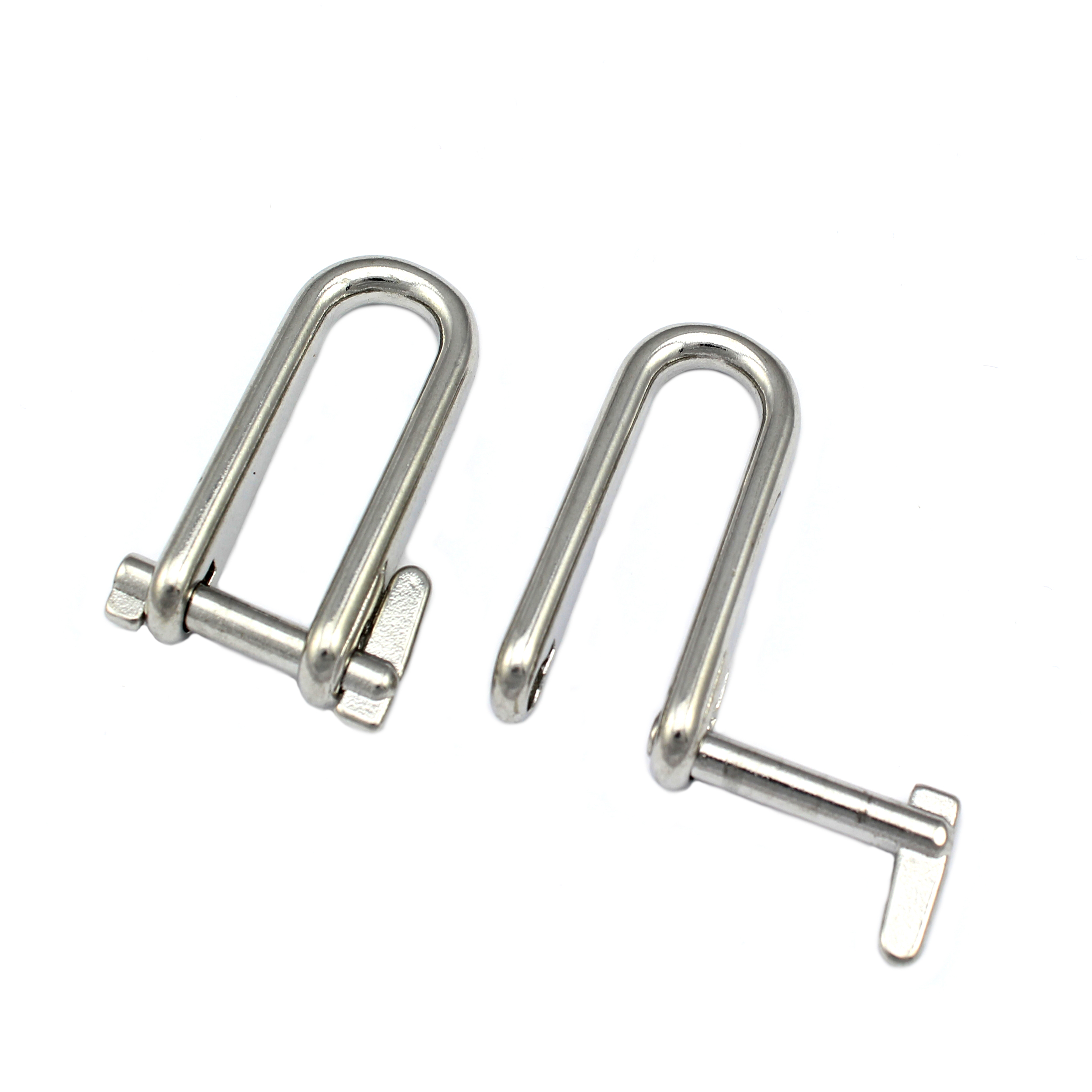 Schlüsselschäkel 8mm Edelstahl A4  gerade extra lang Schäkel