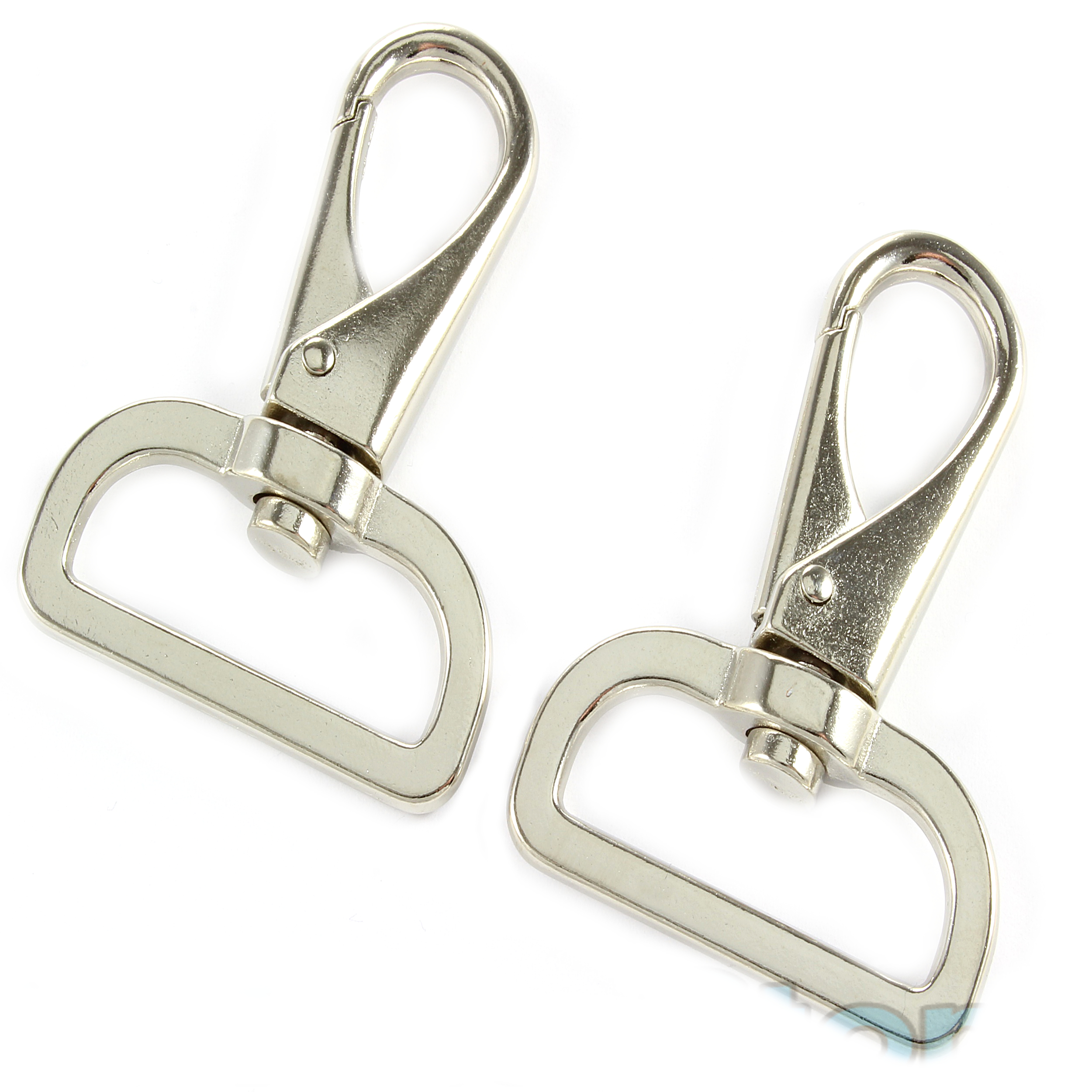10 Schnapphaken mit Wirbel 56 x 44mm Gurtbreite 38mm Karabiner