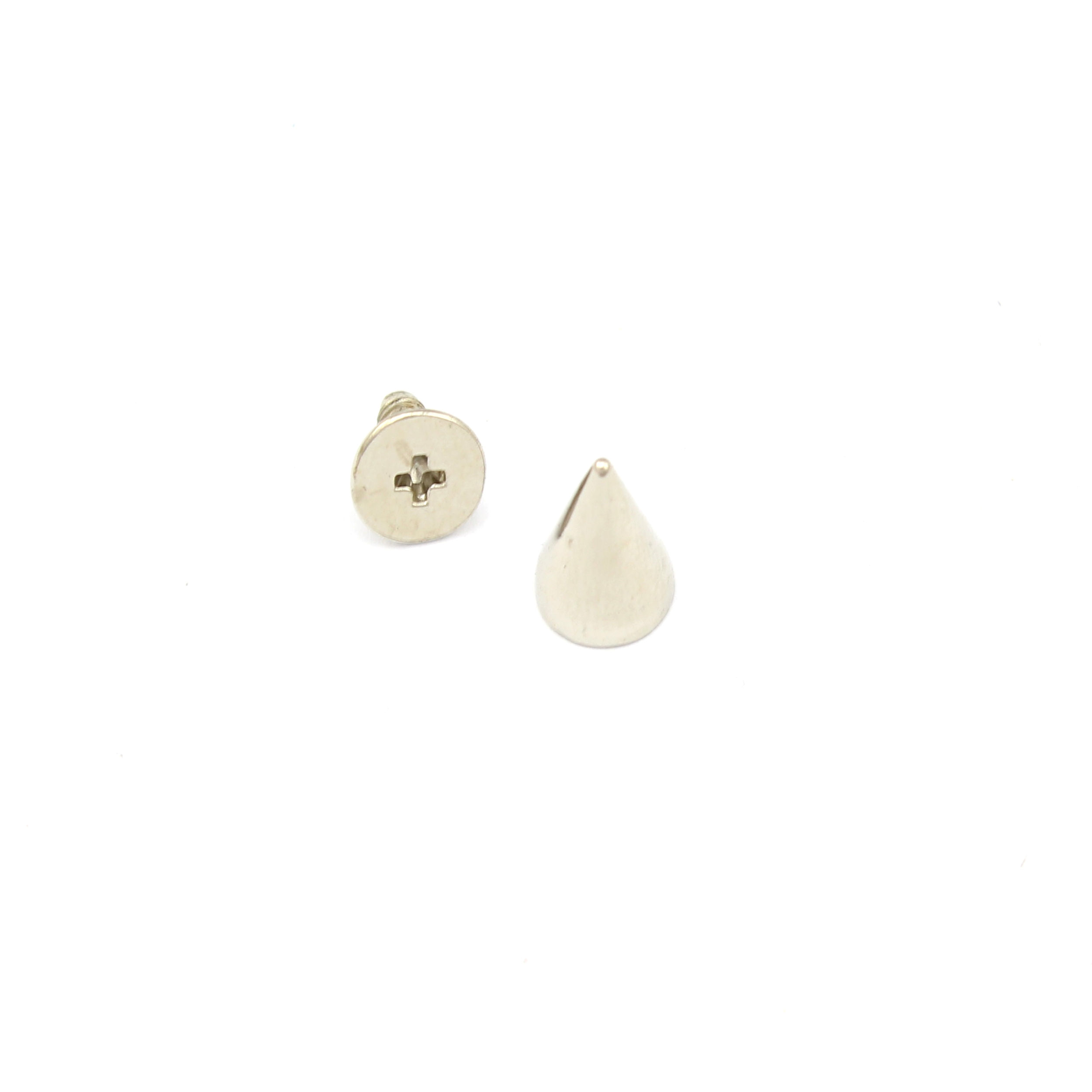 50st Schraubnieten 10mm x 7mm Stärke 1,5mm Kegelnieten Kegelniete Stumpf Kegel Niete